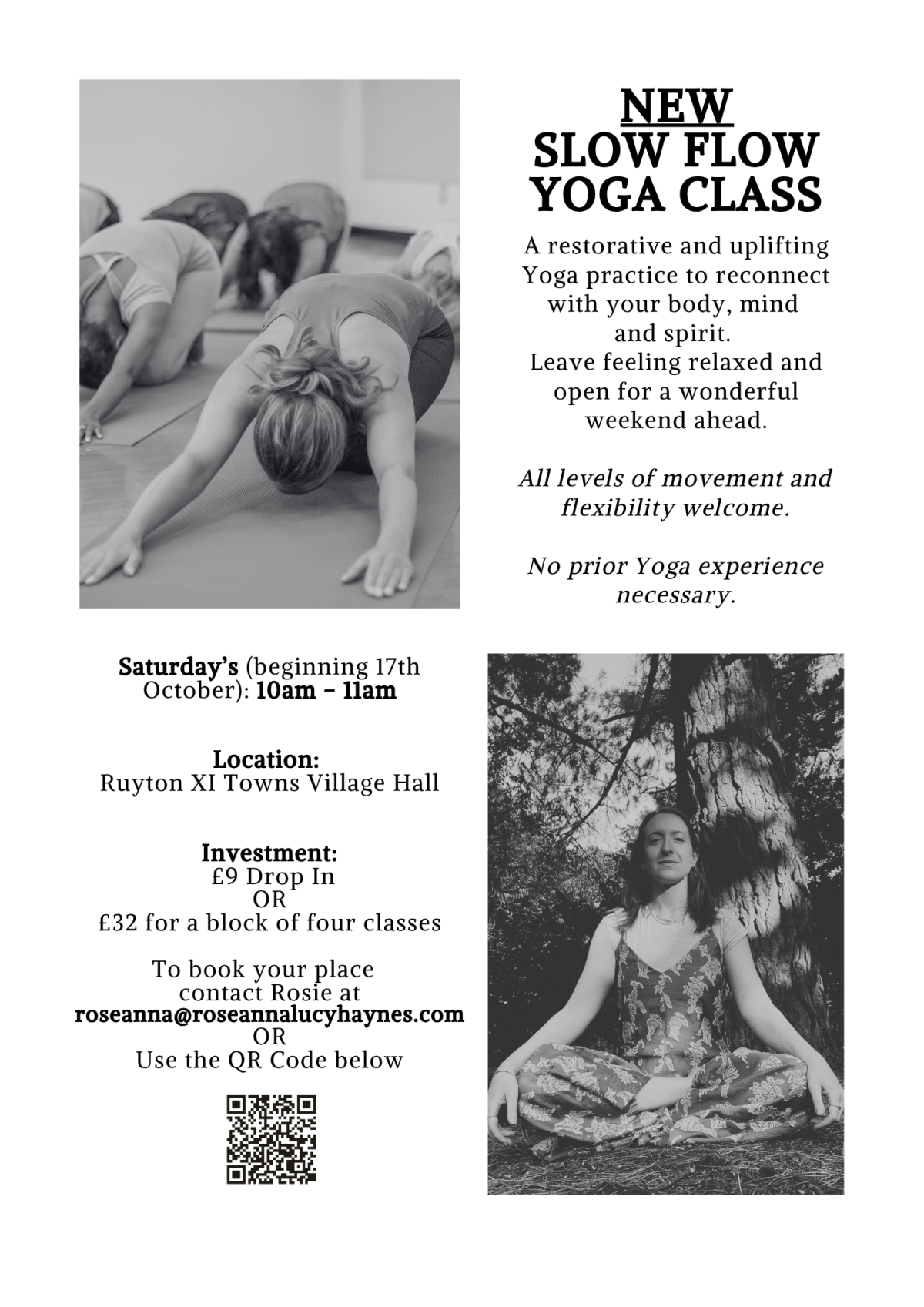 Yoga Classes!